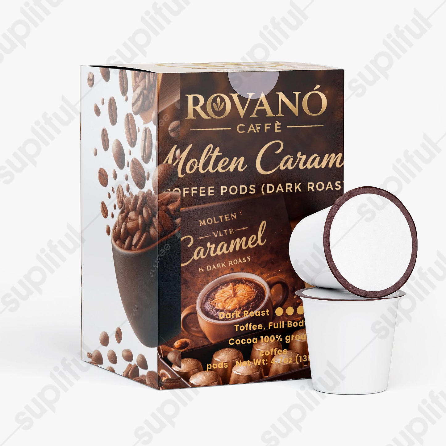 Molten Caramel Coffee Pods (Dark Roast)